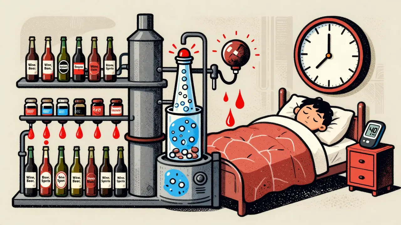 Alcohol and Diabetes Medications: What You Need to Know About Hypoglycemia and Liver Risks