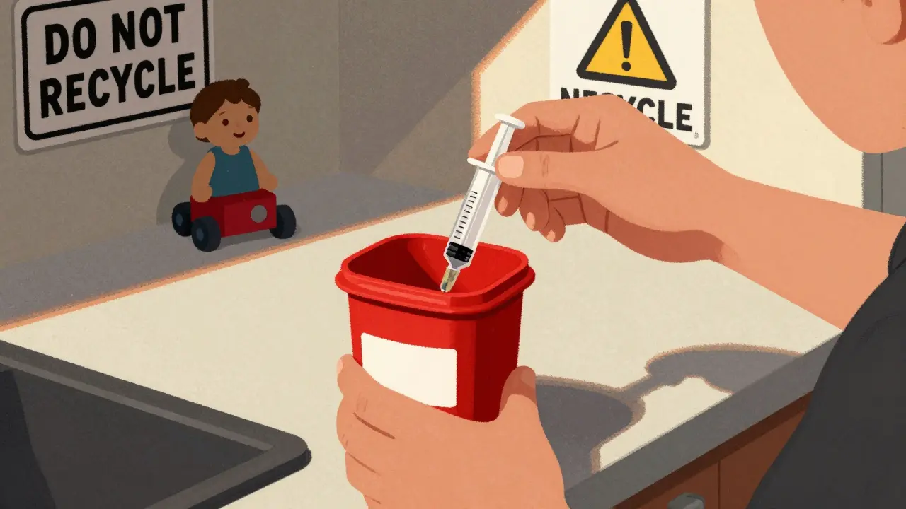 How to Safely Dispose of Sharps and Needles from Injected Medications