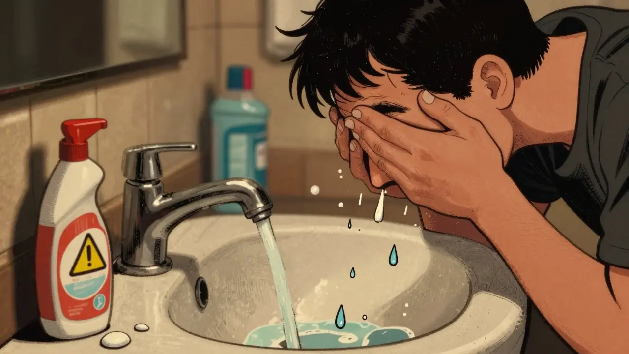 Ocular Trauma: What to Do When Chemicals Splash in Your Eye