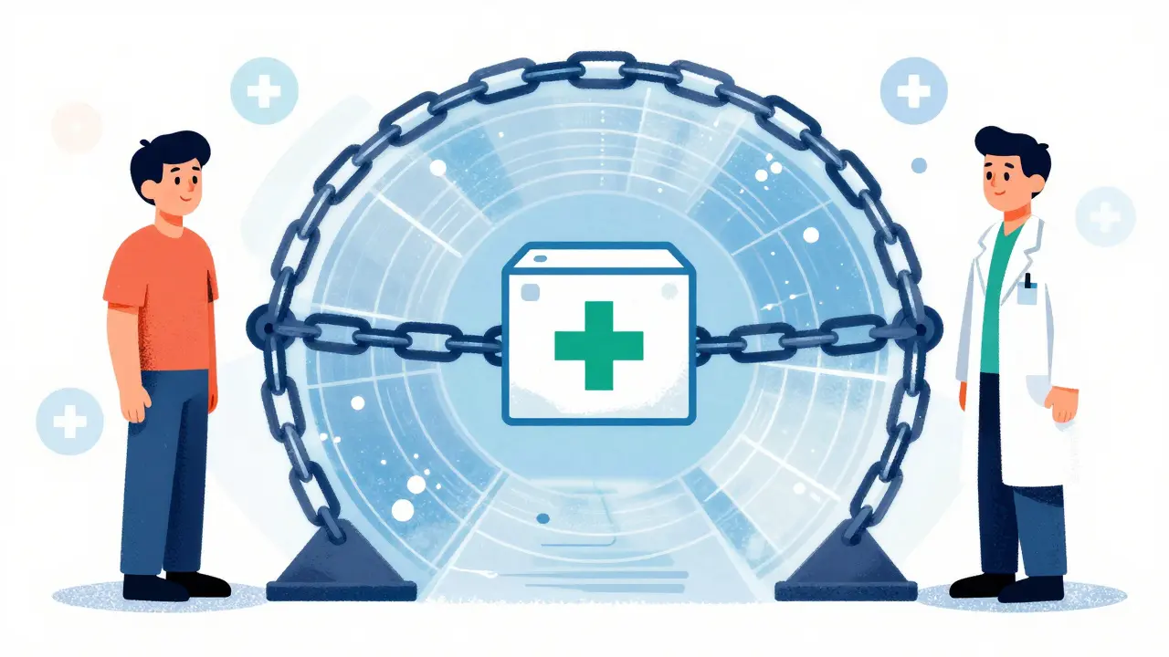 Medication traveling through encrypted tunnel
