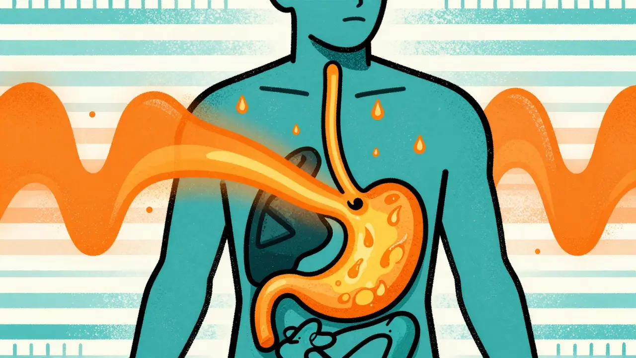 Abstract illustration of body burning fat during fasting window
