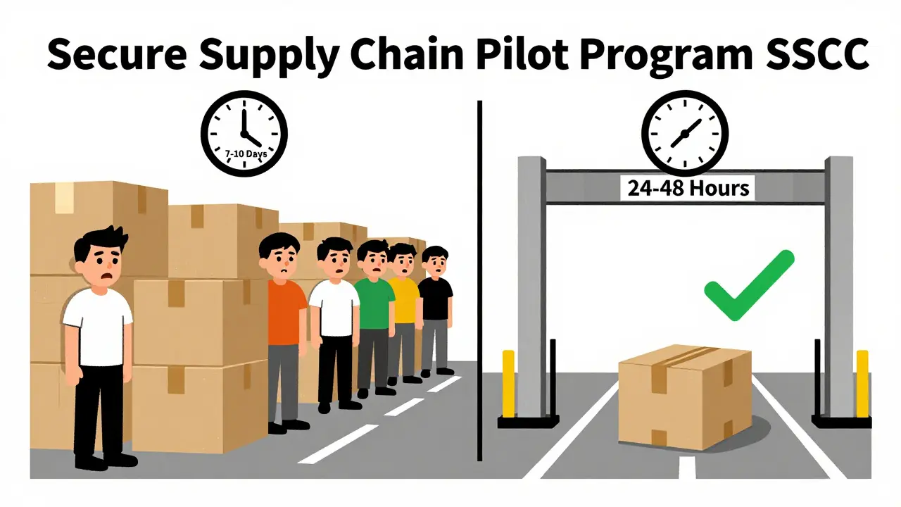 Comparison of standard vs expedited drug import clearance times