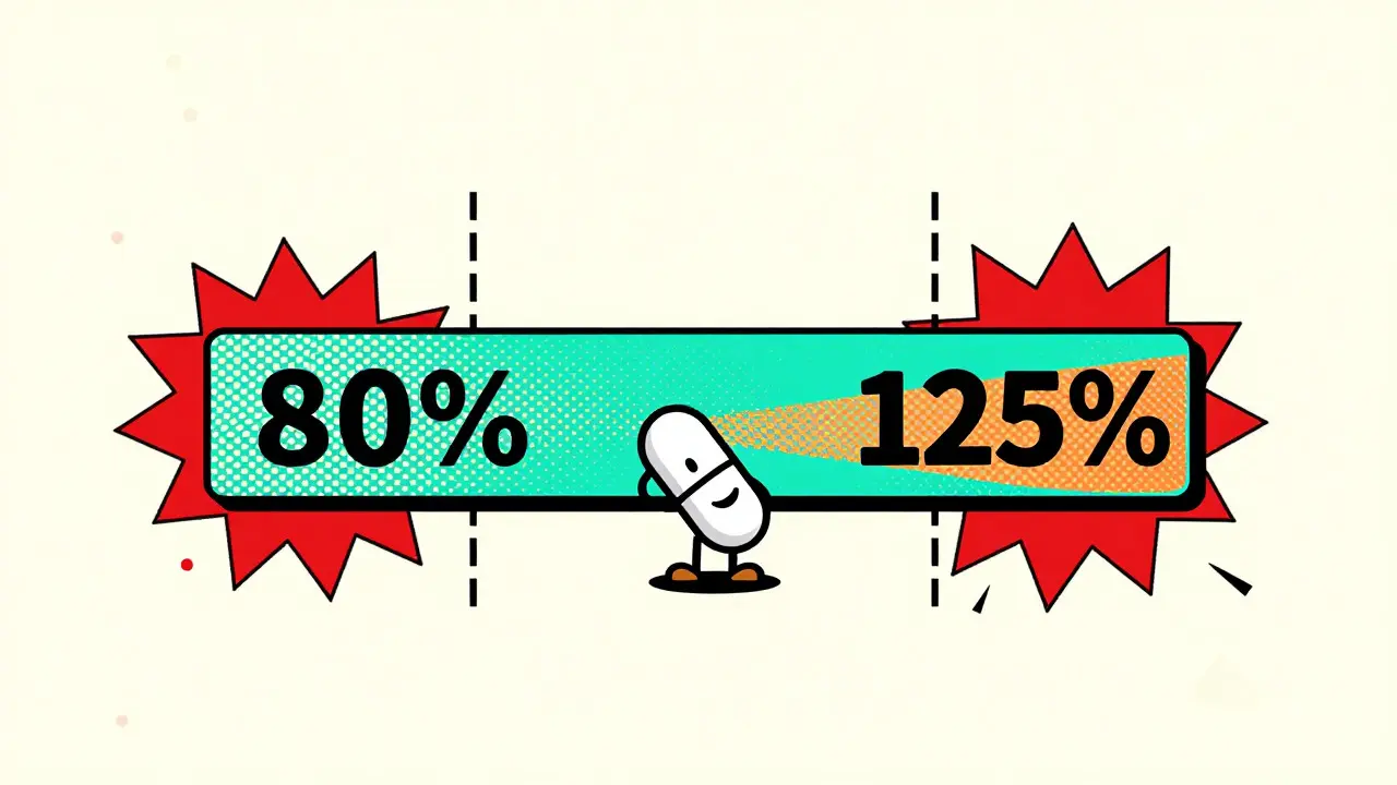 The 80-125% Rule: Understanding Bioequivalence Confidence Intervals